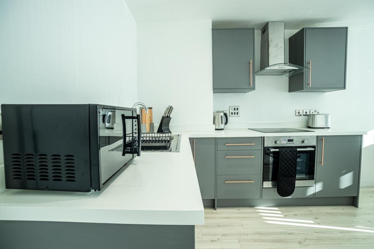 Modern Luxe 1 & 2 Bed Apts Near Granby Plaza By Sojo Stay Leicester Exteriör bild