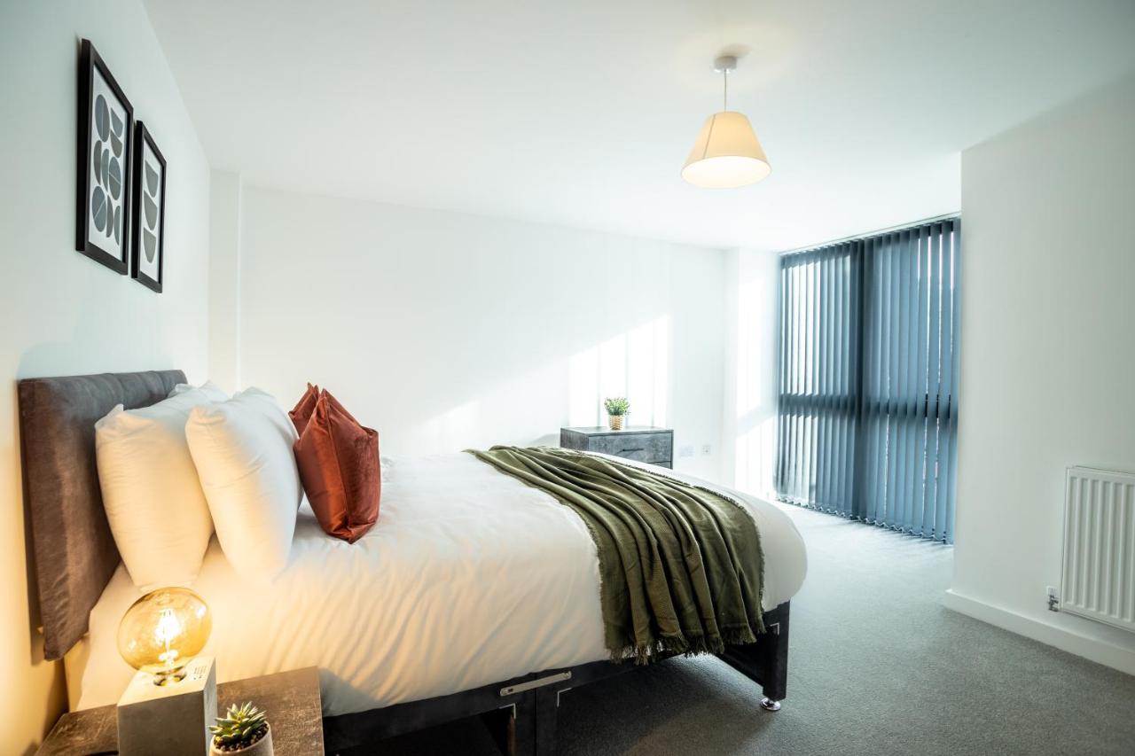Modern Luxe 1 & 2 Bed Apts Near Granby Plaza By Sojo Stay Leicester Exteriör bild