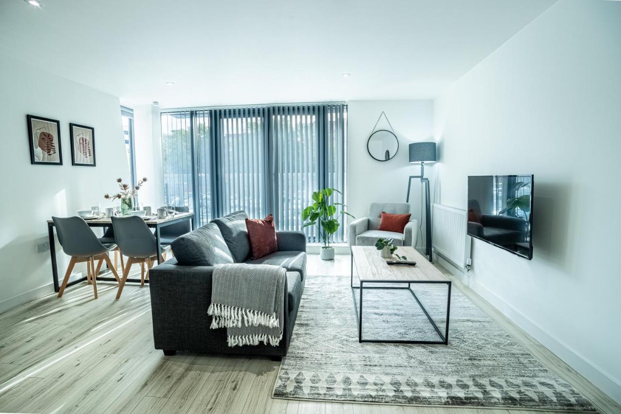 Modern Luxe 1 & 2 Bed Apts Near Granby Plaza By Sojo Stay Leicester Exteriör bild